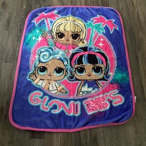 LOL Doll kids fleece blanket